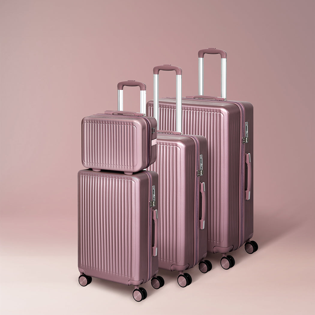 Rose Gold Luggage Trolley Set 33x17.5x23.5cm