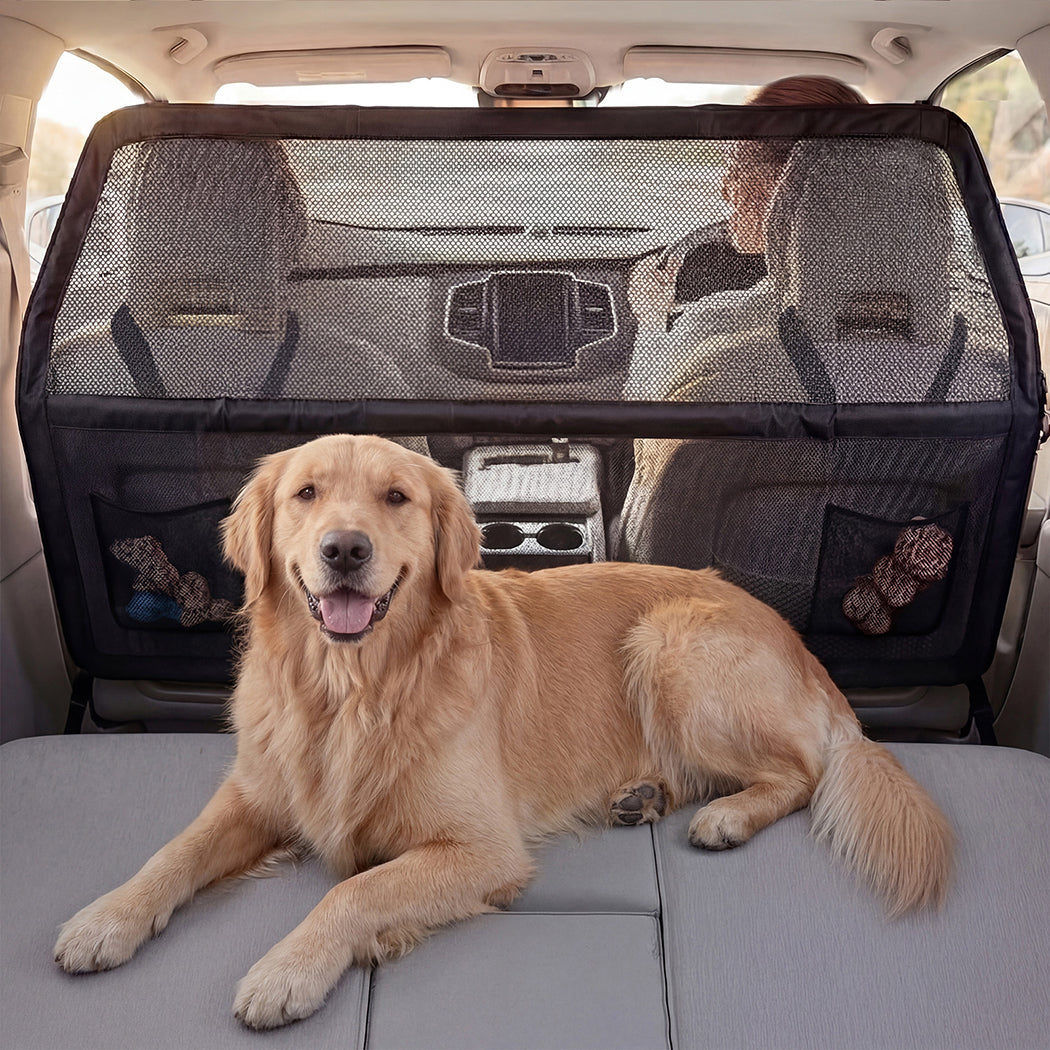 Dog Car Barrier Mesh Protector 142x81cm