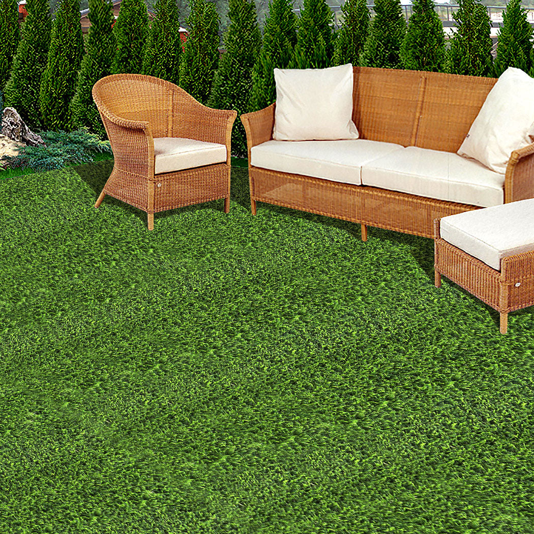 10x Artificial Grass Floor Tile with Home Decor Realistic Turf