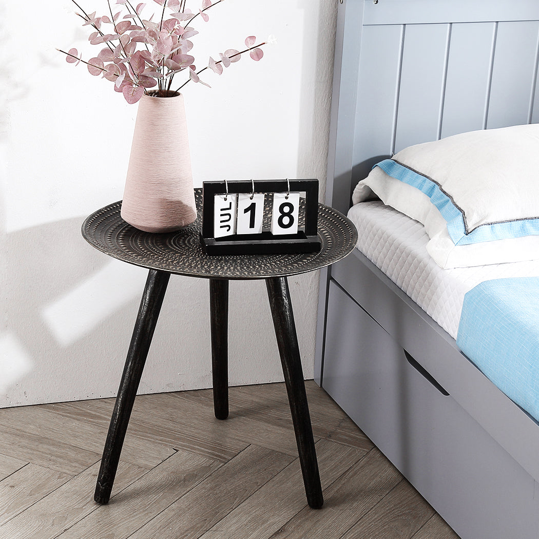 Side Table Coffee Bedside End Bronze
