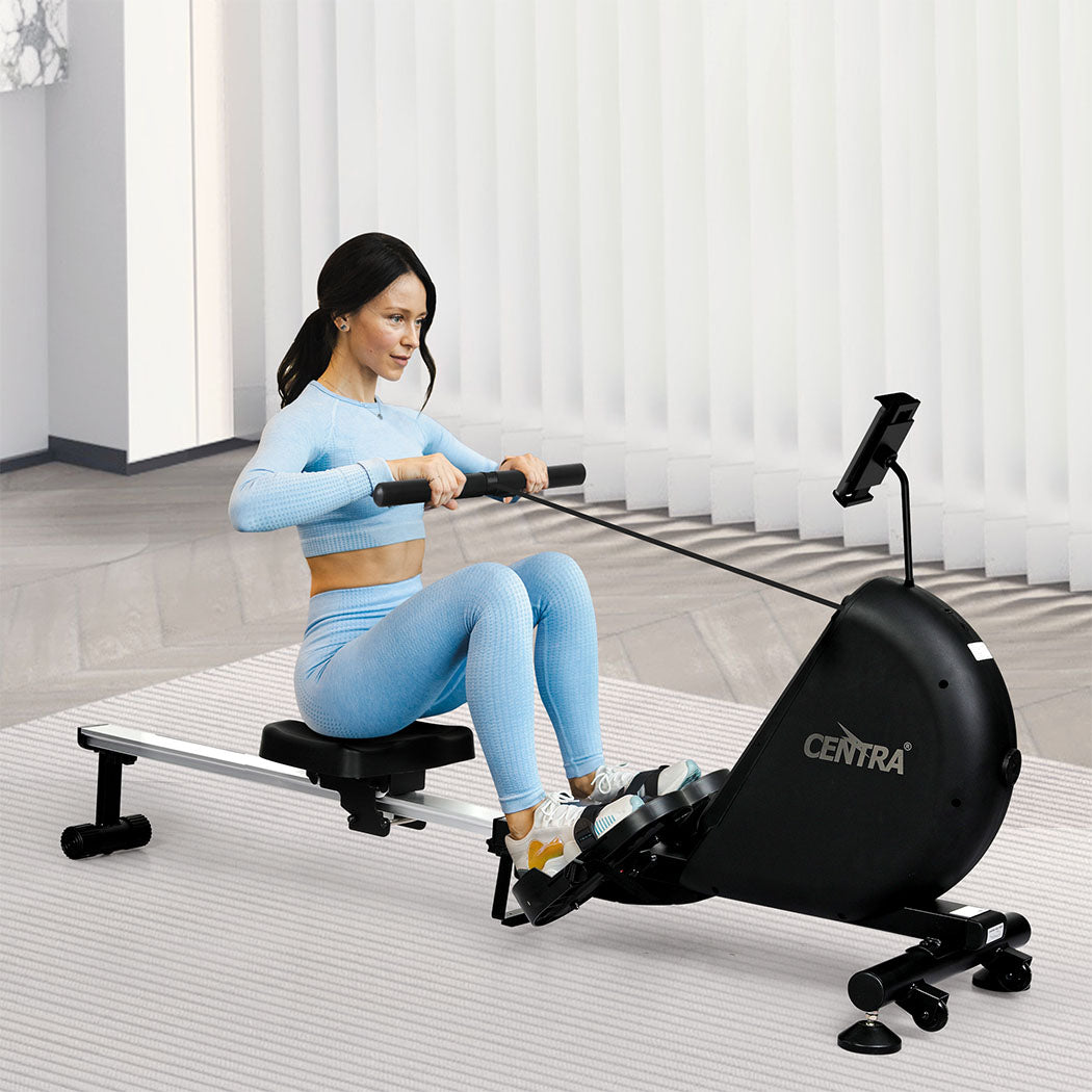Smart Rowing Machine Home Gym 167x55x79cm