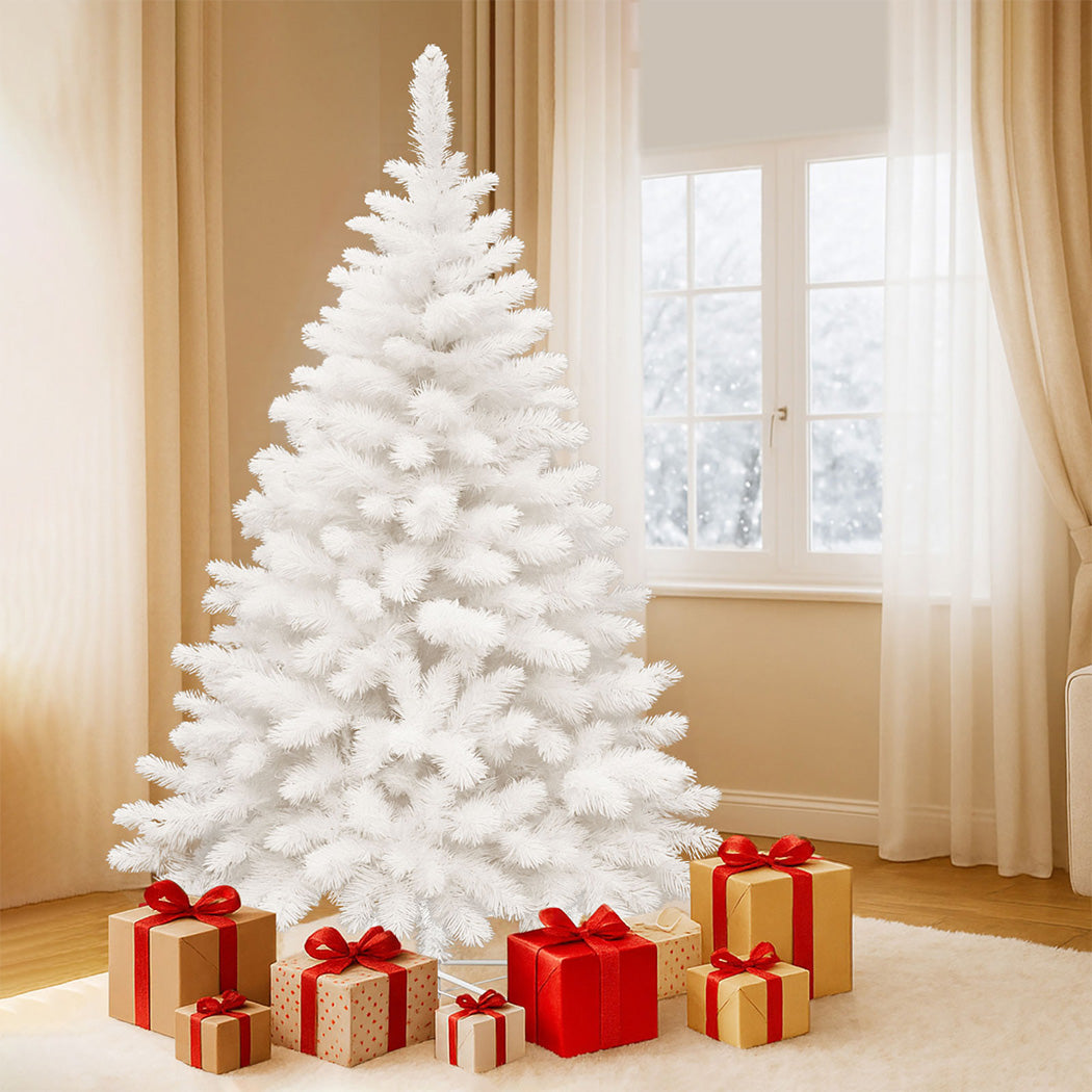 Luxury 2.1M 900 Tips White Christmas Tree  High Back Support with id4