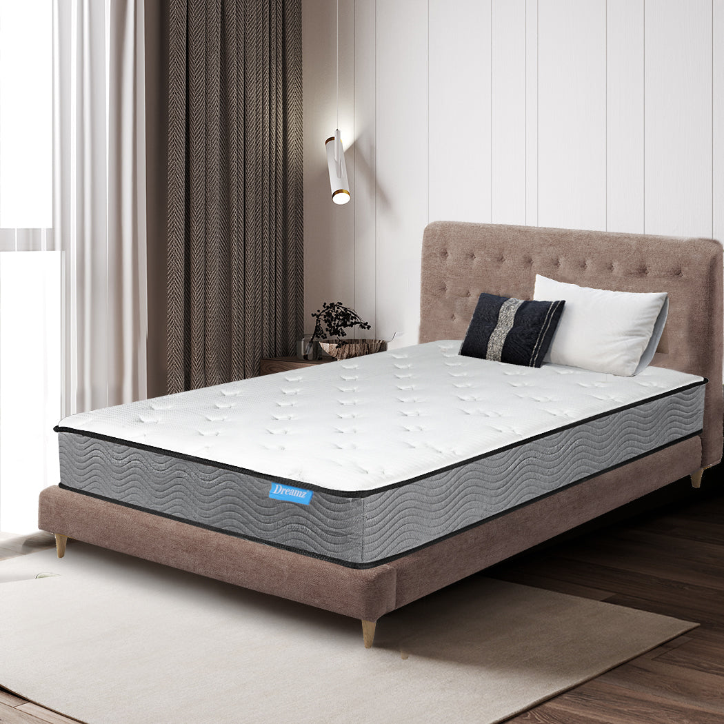 Double Mattress Pocket Spring Pillow Top Comfortable Bed Layer