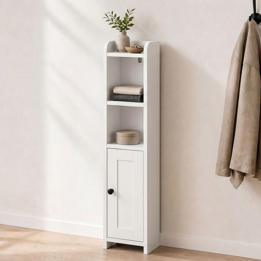 Slim Bathroom Cabinet Toilet Paper Storage 78.5cm | Simplede
