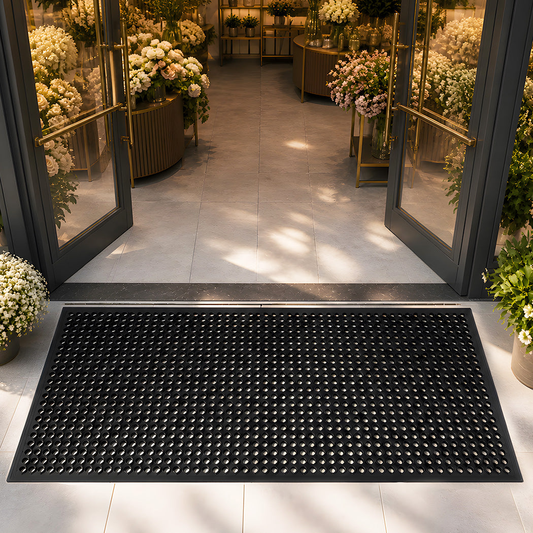 Non Slip Anti Fatigue Mat Black 150x90cm