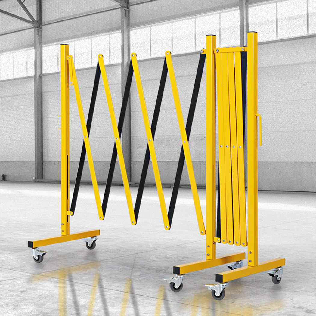 Extendable Garden Gate Mobile Security 16FT with Expandable Portable Safety Barrier