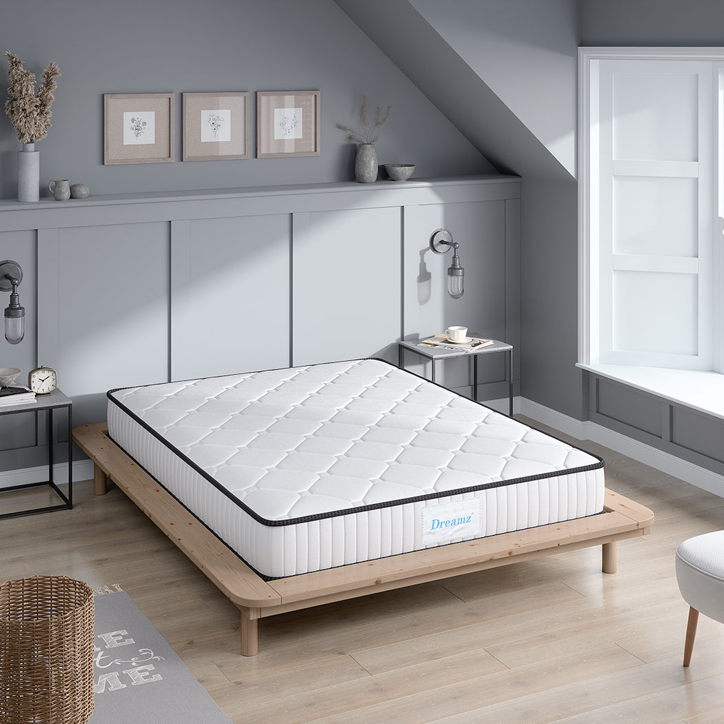 King Pocket Spring Mattress Tight Top Comfortable Bed Support