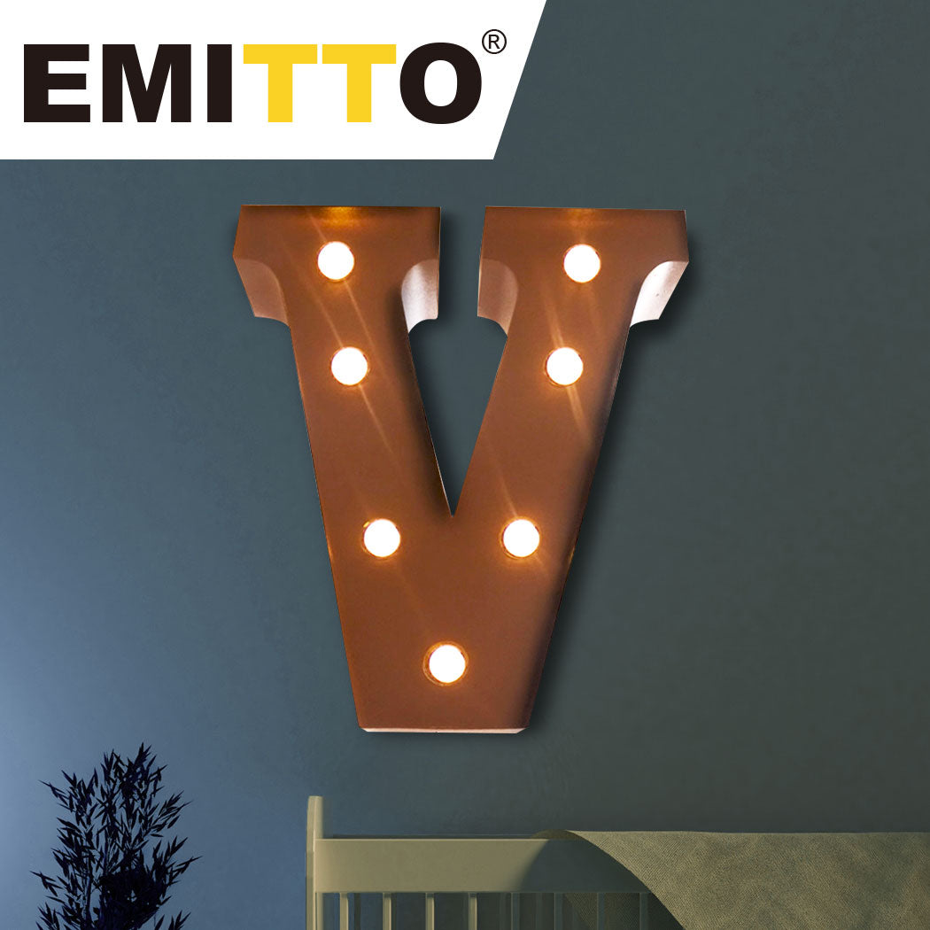 LED Metal Letter Lights Free Standing, Hanging Marquee Event Party