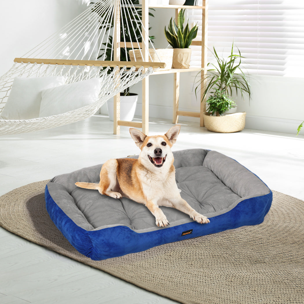 Pet Bed Dog Beds Bedding Mattress L Navy Large