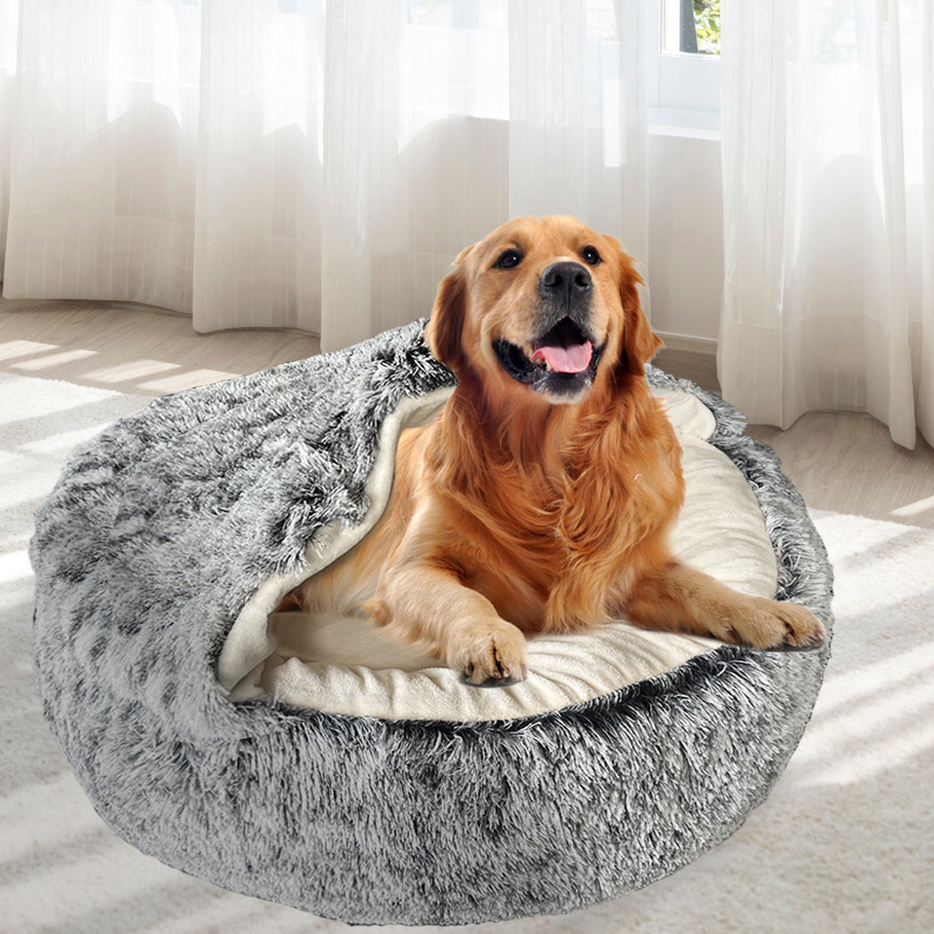 Pet Dog Calming Bed Warm Soft Plush XL X-Large with Sleeping Removable Cover Washable