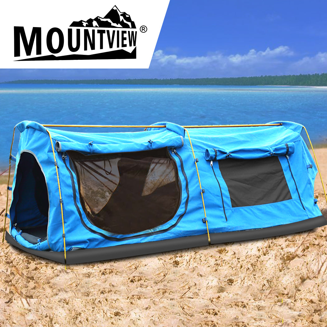King Single Swag Camping Swags Blue