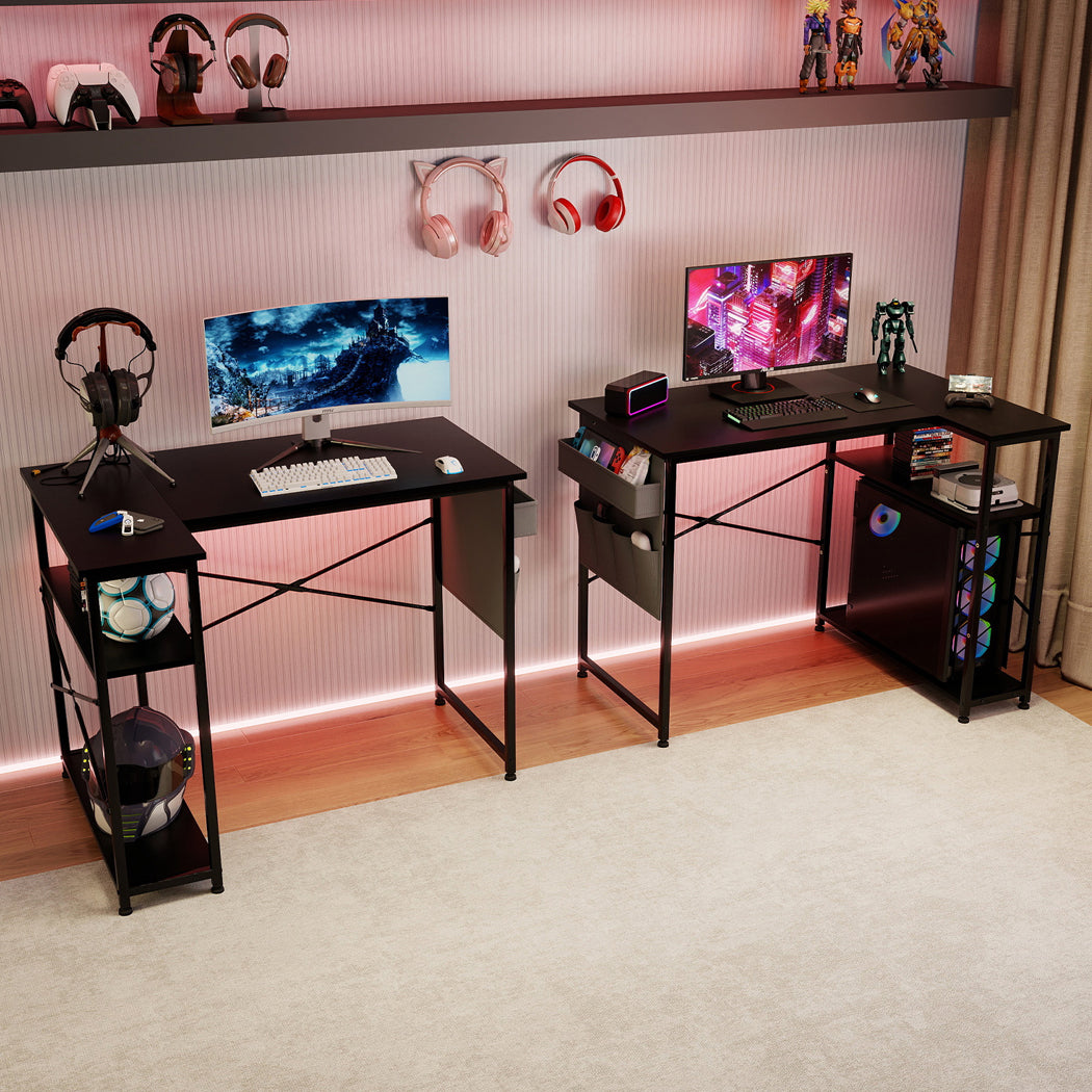 L Shaped Gaming Desk Corner Table 100x70x75cm