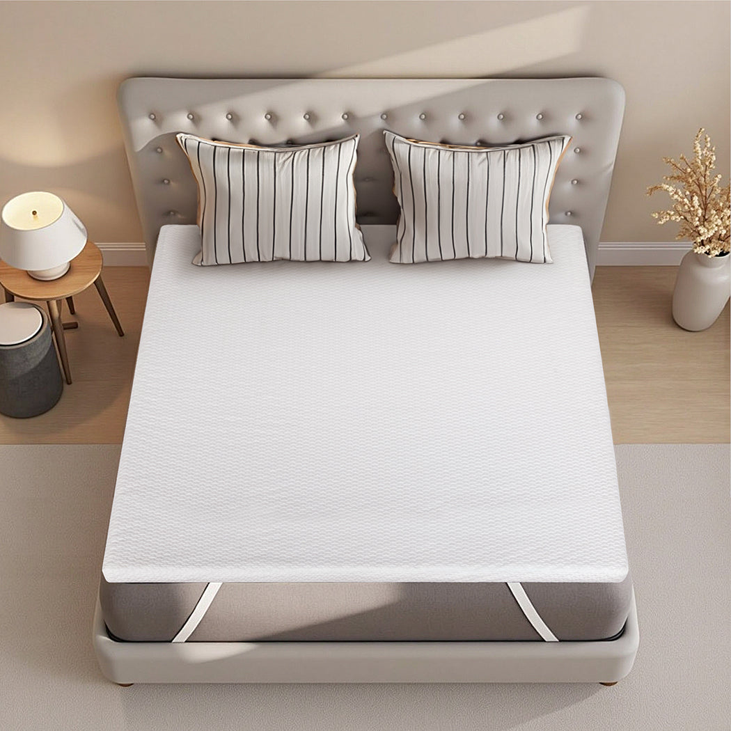 Gel Memory Foam Mattress Topper Double Cool 190x137x8cm