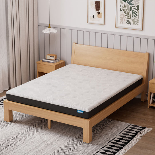 Compact Queen Mattress Gel Memory Foam Cooling Breathable 15cm Medium with id11&12