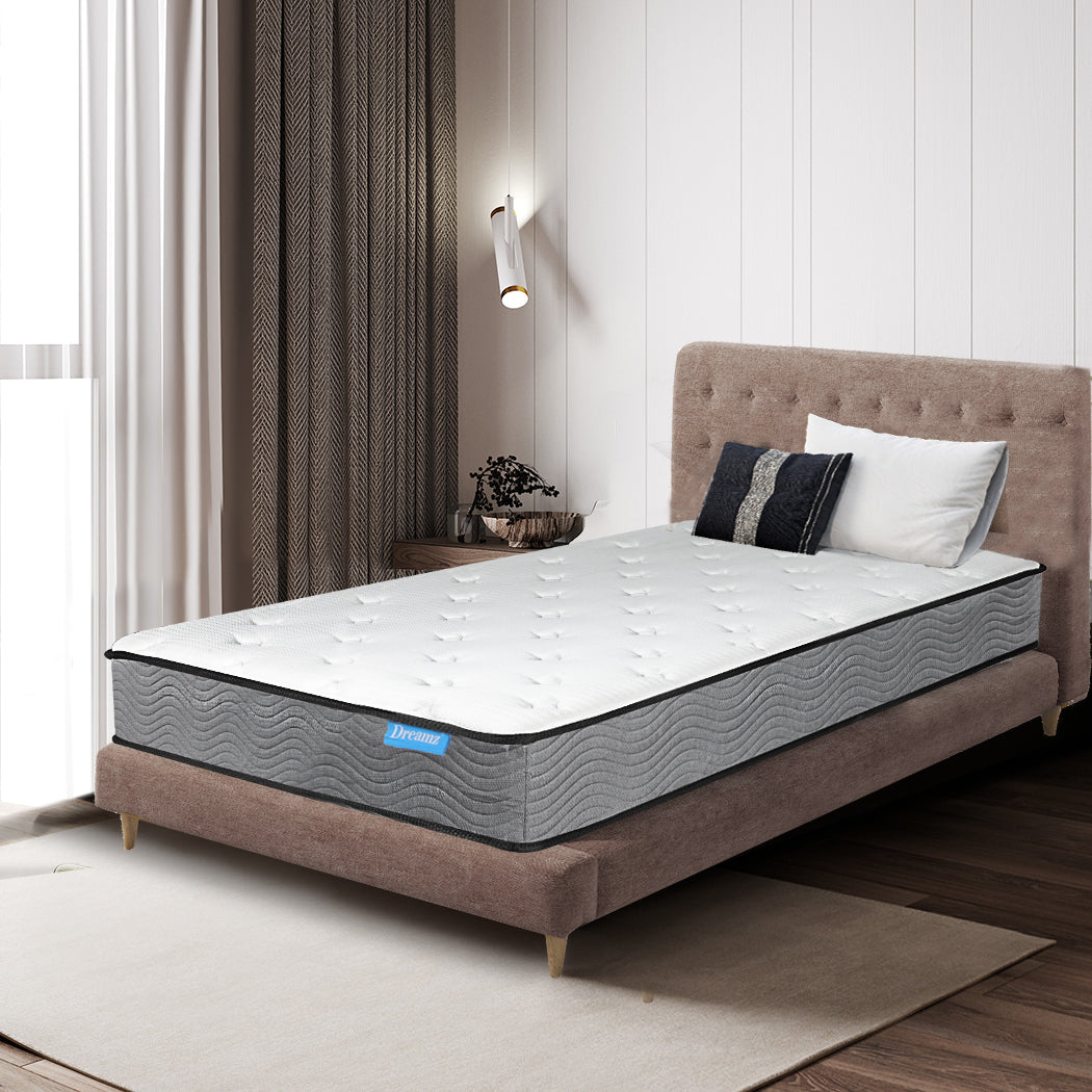 Spring Mattress Pocket Bed Top Single
