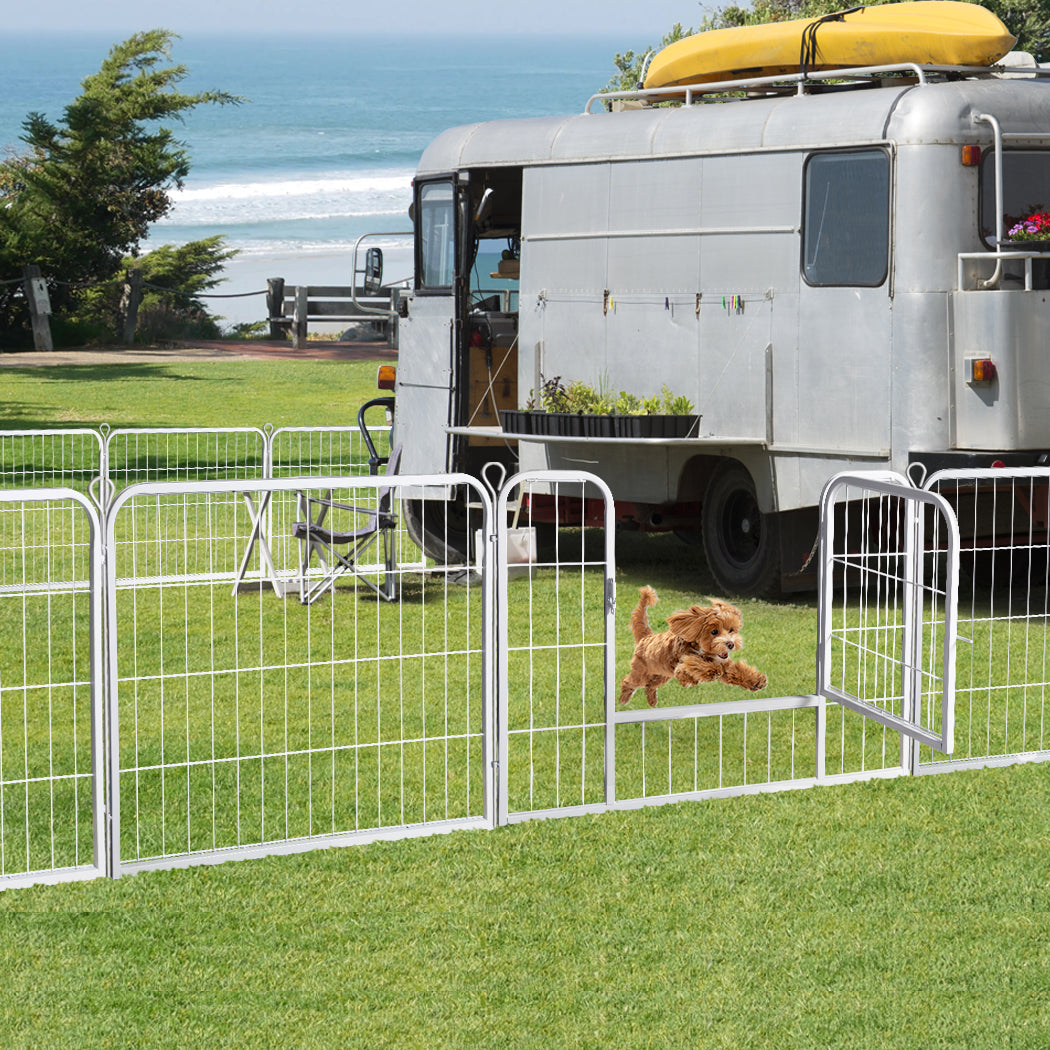 Versatile 8 Panel Pet Dog Playpen for Exercise and Enclosure