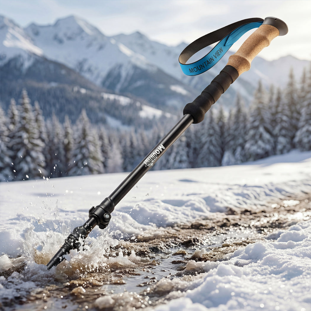 Carbon Fibre Trekking Poles Adjustable Hiking | Simpledeals
