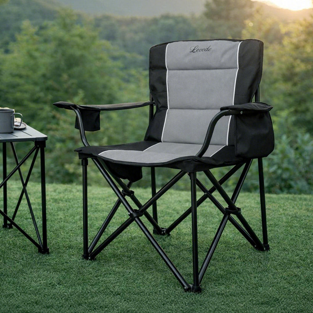 Large Folding Camping Chair 55x55x100cm