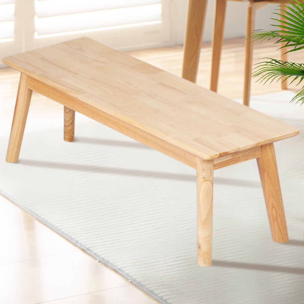1XDining Chairs Bench Chair Seat Nature