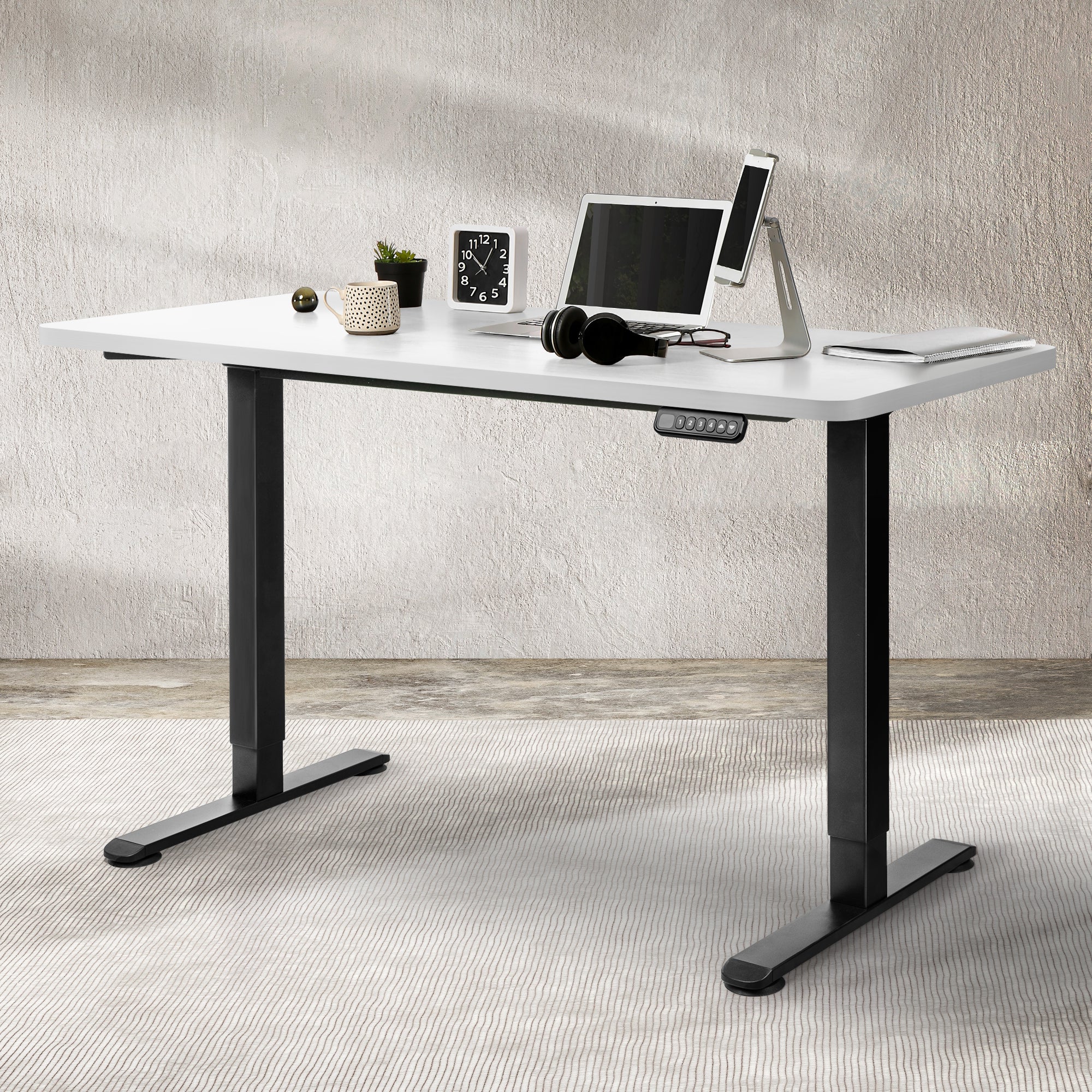 Elegant Desktop For Motorised Adjustable White 120X60CM (Desktop