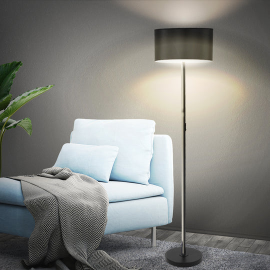 Modern Black LED Floor Lamp Stylish Reading Light Stand with SC4 id