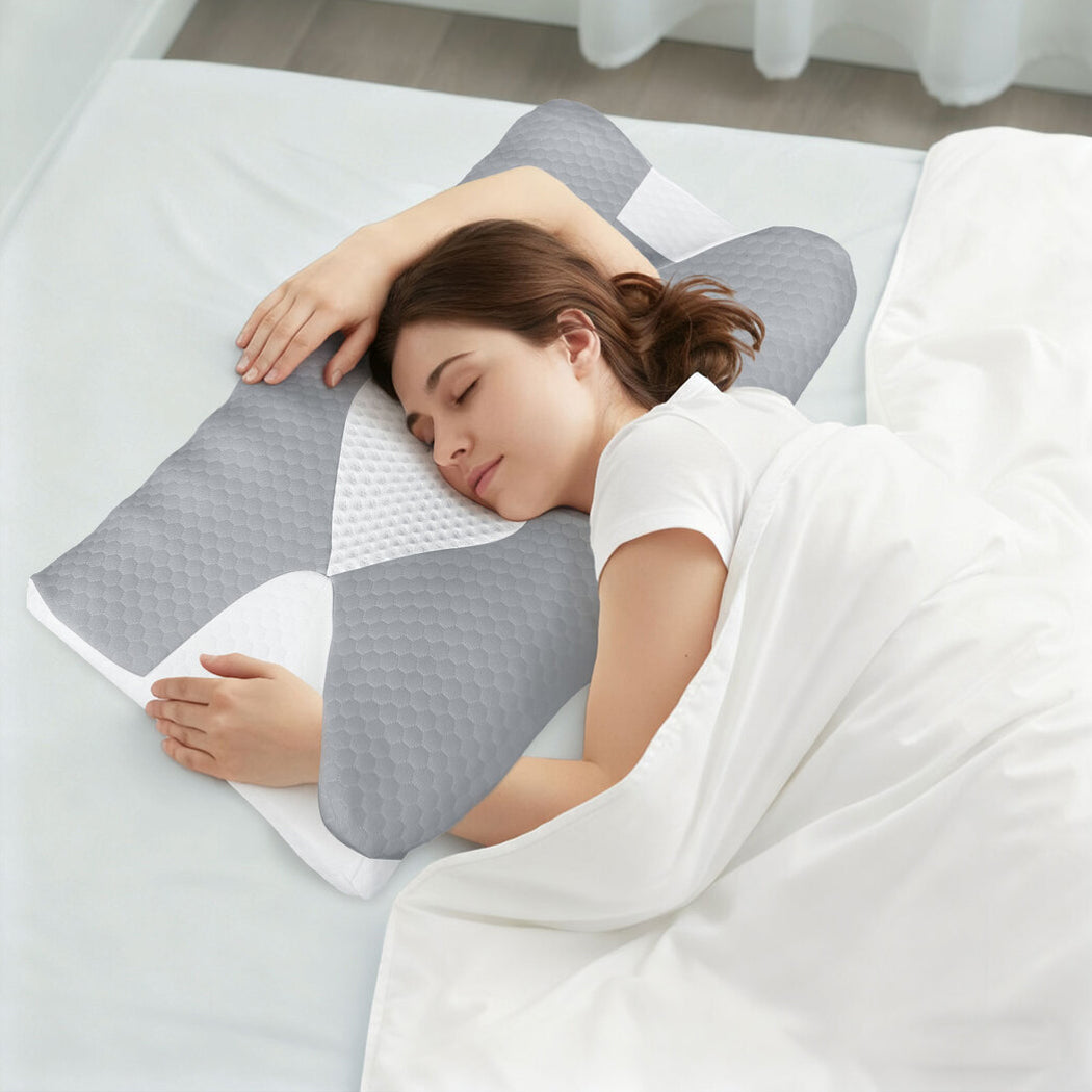 Cervical Memory Foam Neck Support Pillow | Simpledeals