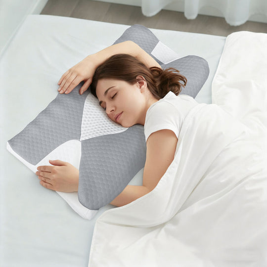 Cervical Memory Foam Neck Support Pillow - Home & Garden