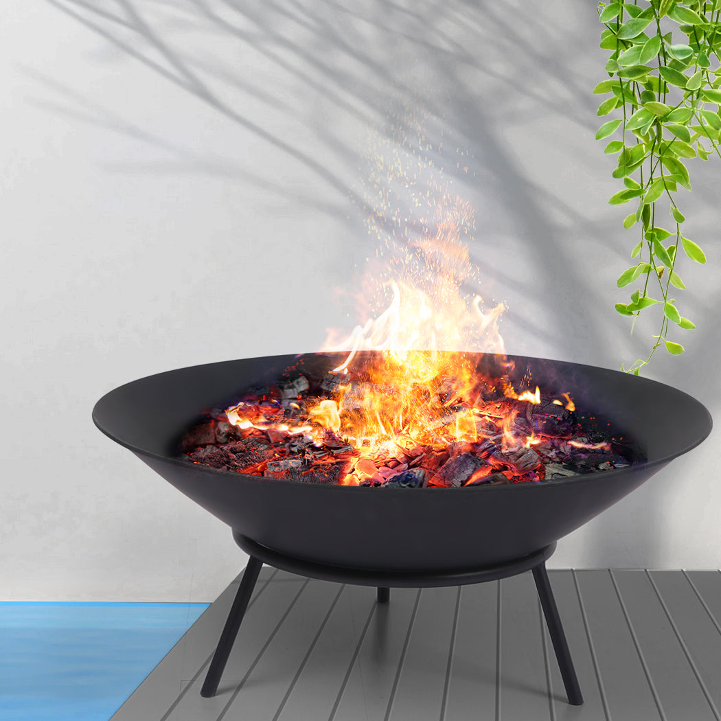 2IN1 Steel Fire Pit Bowl Firepit