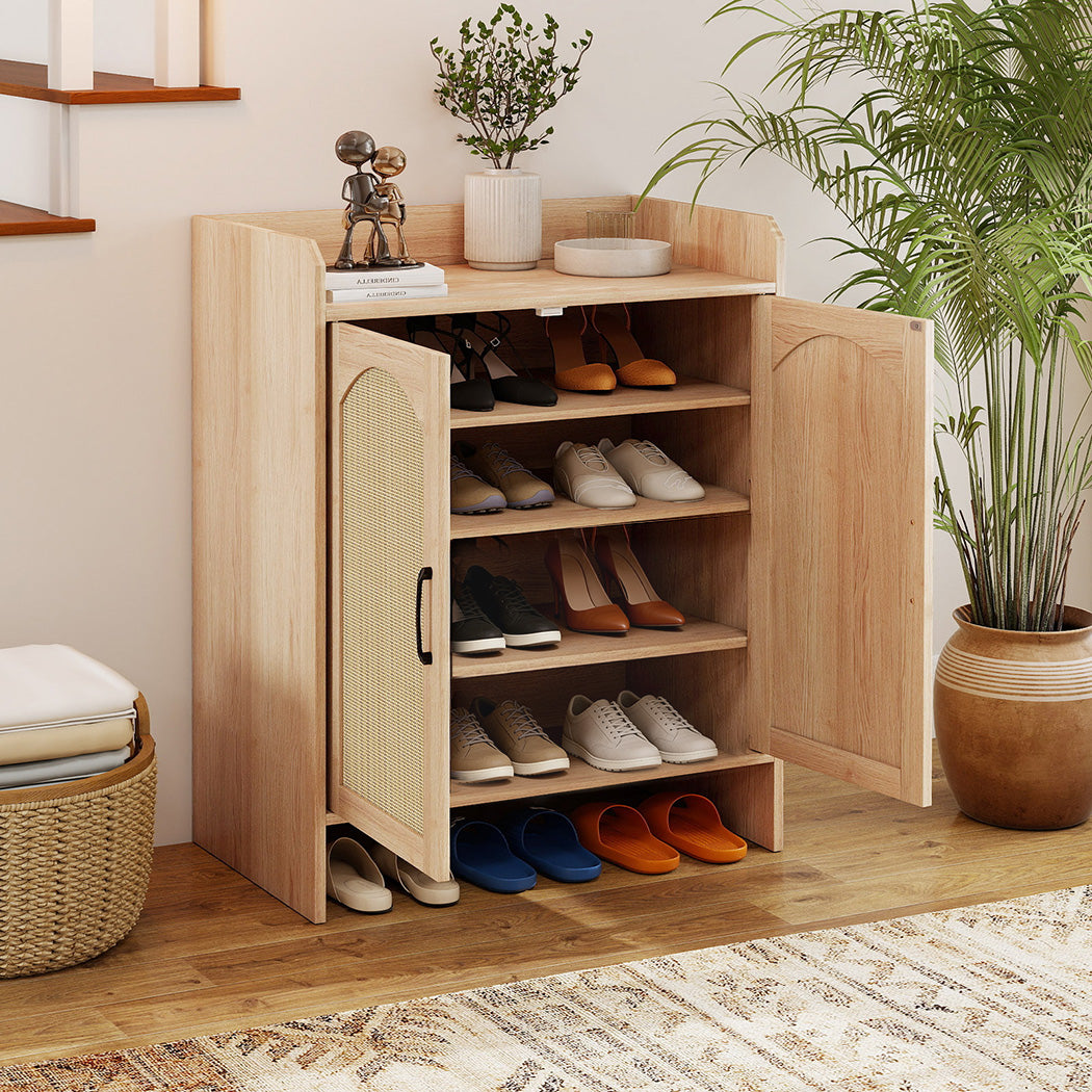 Shoe Cabinet 5 Tier Storage 68x38x88cm