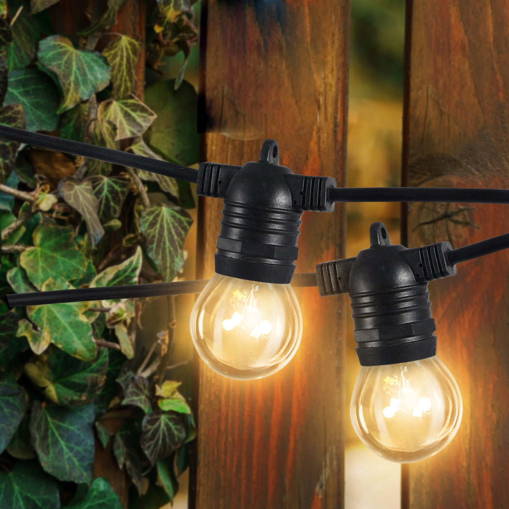 Led String Lights Christmas Outdoor 20 Meter with Festoon Wedding Party Waterproof