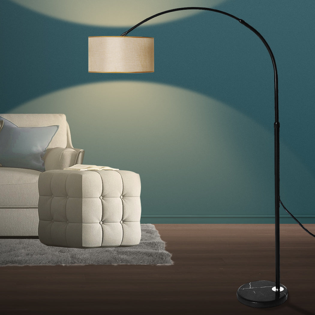 Modern LED Floor Lamp Grey Reading Light Home Lighting