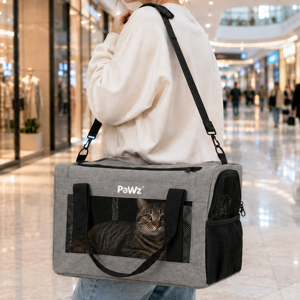 Cat Carrier Airline Approved Mesh 42x23x28cm