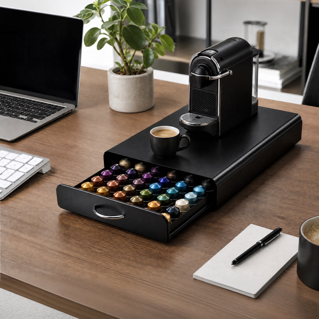 Coffee Pod Drawer 60 Capsule Nespresso Organiser | Simpledea