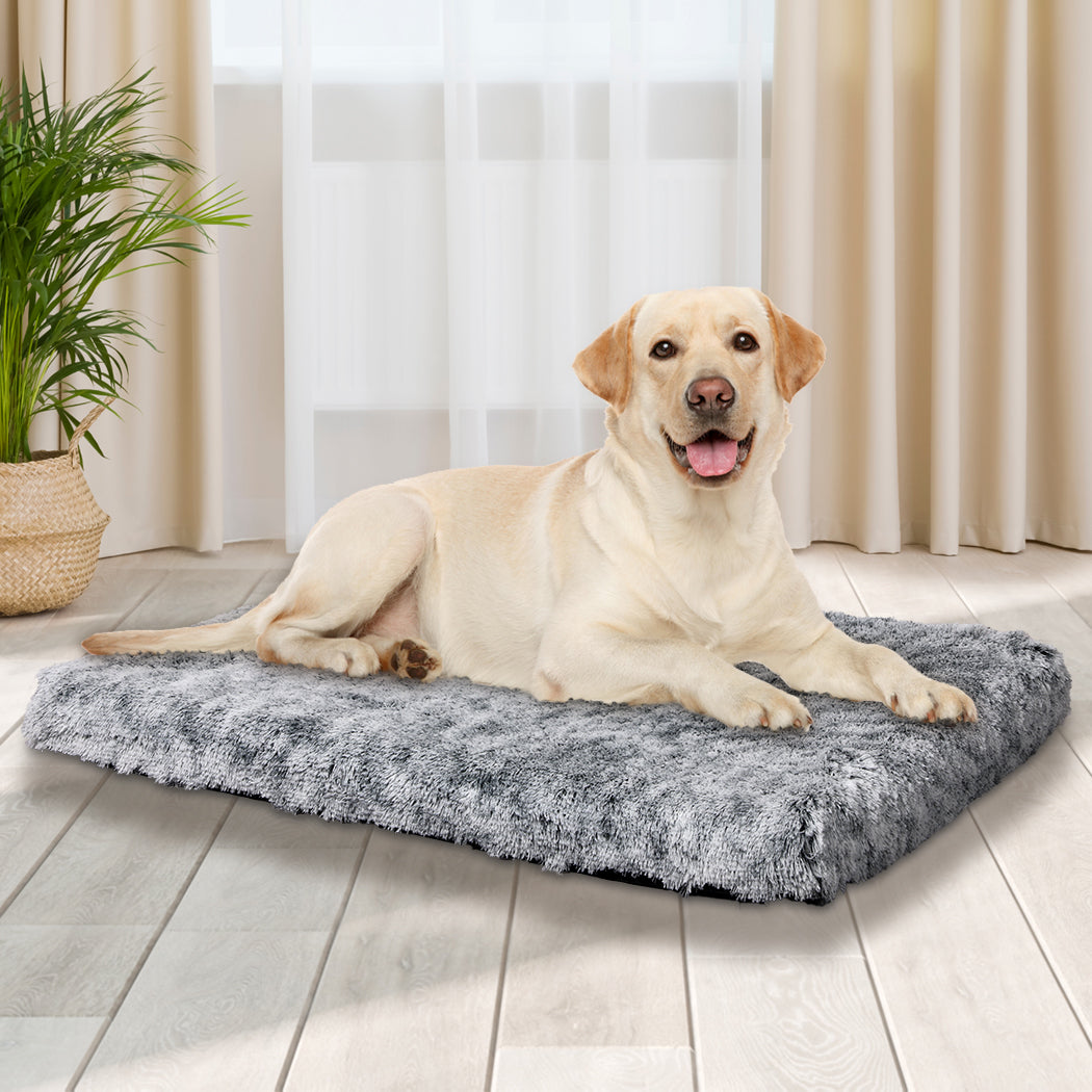 Dog Mat Pet Calming Bed Memory L Charcoal Large