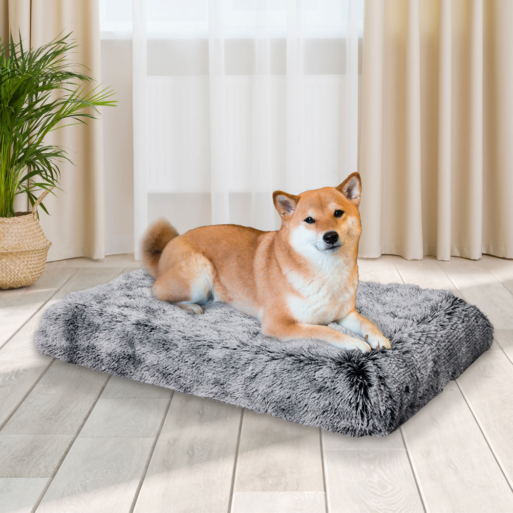 Dog Mat Pet Calming Bed Memory M Charcoal Medium