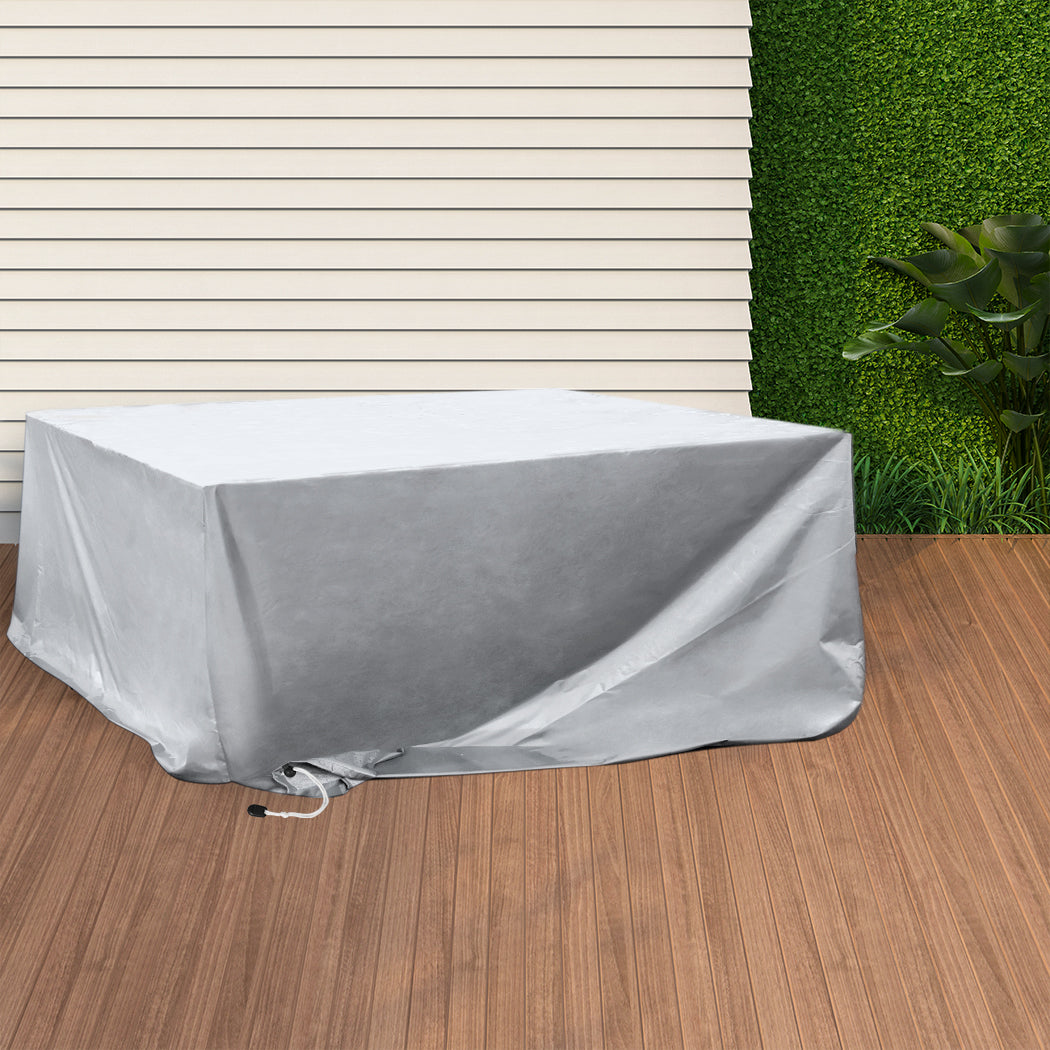 Luxury Outdoor Furniture Cover Waterproof Silver 15cm  Wood Finish | 15Cm