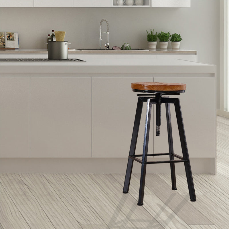 Bar Stools Industrial Kitchen - Stool Wooden Barstools Swivel
