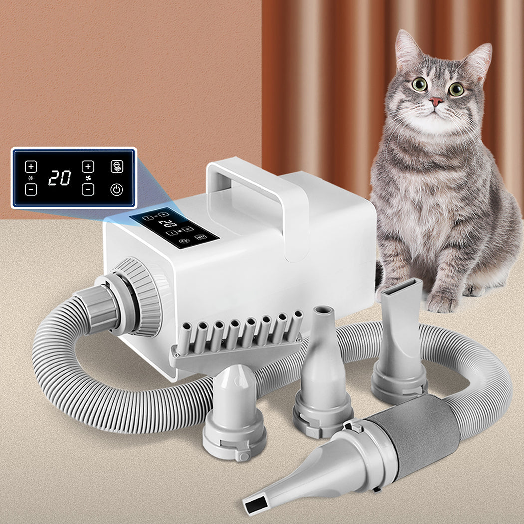 Pet Hair Dryer Dog Cat Led Grooming