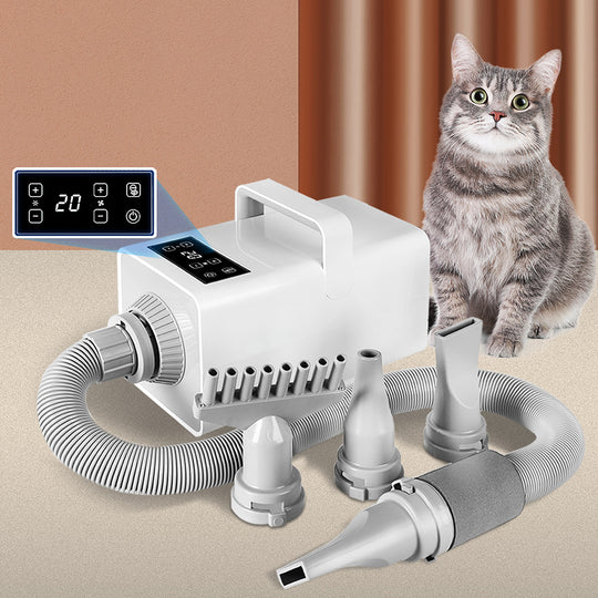 Pet Hair Dryer Dog Cat Led Grooming - Blow Speed Hairdryer Blower
