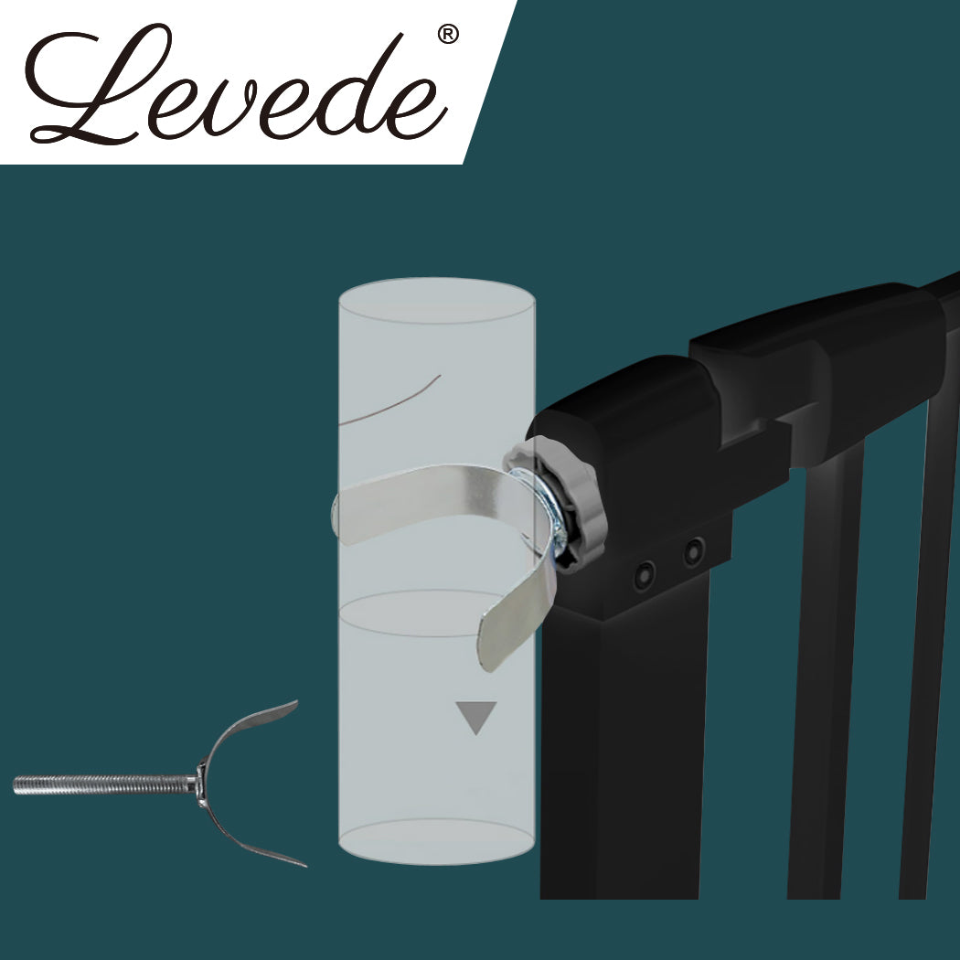 Baby Safety Gate U Style Adaptor Black