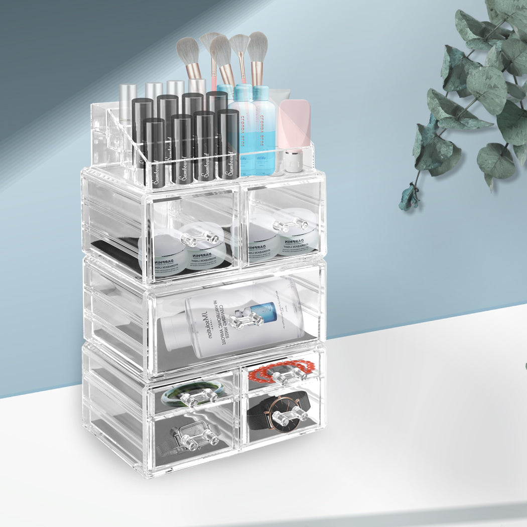 Cosmetic 7 Drawer Makeup Organizer Storage - Acrylic