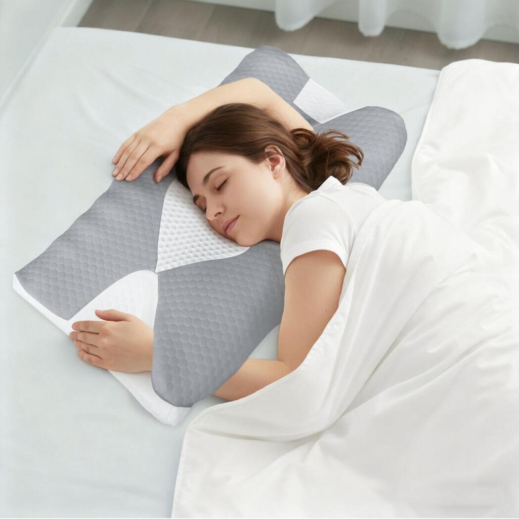 Memory Foam Cervical Pillow Ergonomic 60x37x13cm