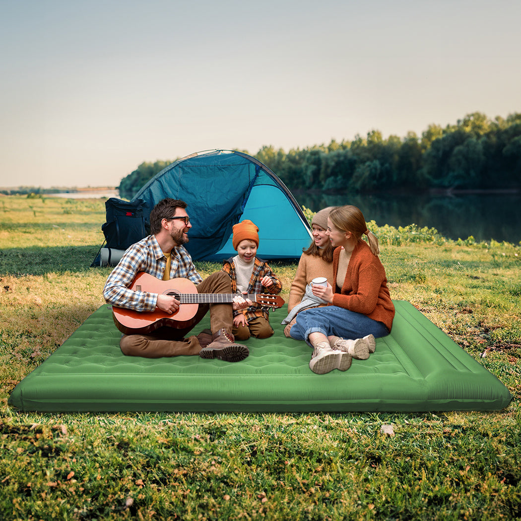 Camping Double Mattress Self Inflating 195x132x12cm