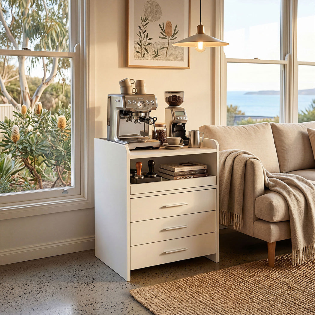 Smart Nightstand Table With Wireless Charging 39.5x31.5cm
