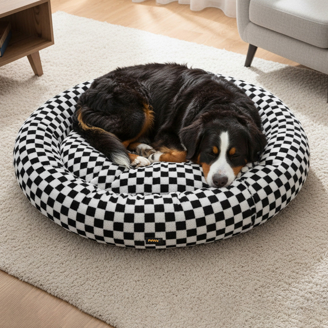 Circular Plush Dog Bed Cosy 120x120x11cm