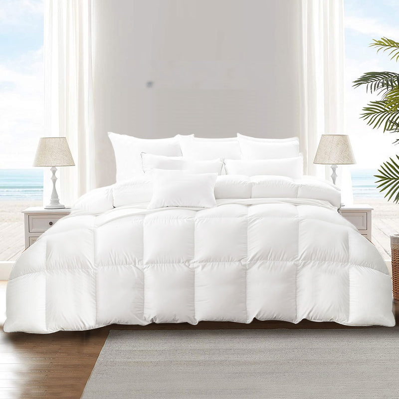 Duck Down Feather Quilt 200GSM Super King