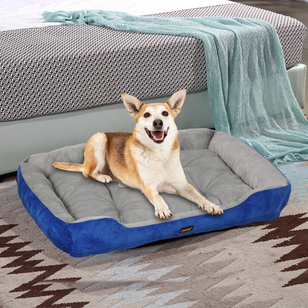 Pet Bed Dog Beds Bedding Mattress L Navy Large