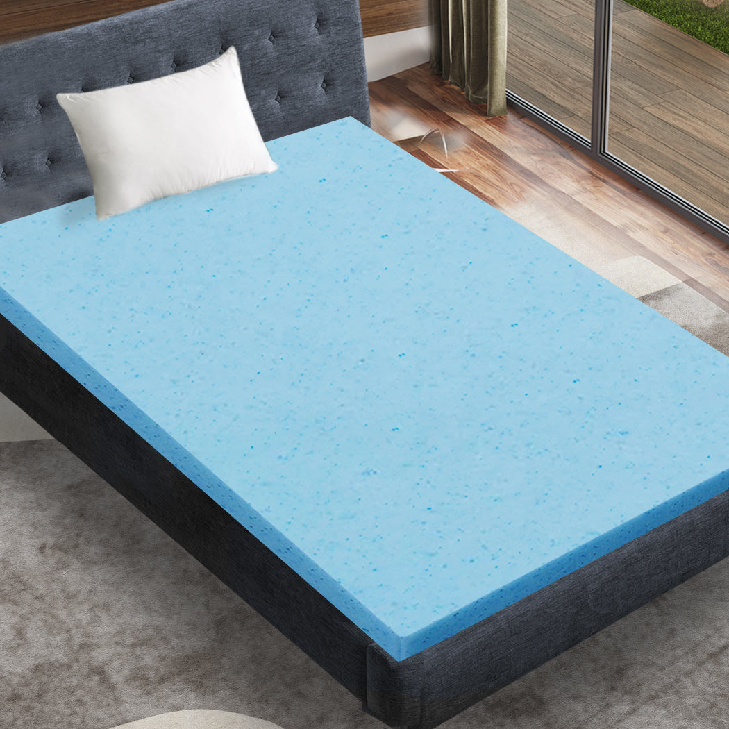 5cm Thickness Cool Gel Memory Single - Mattress Topper