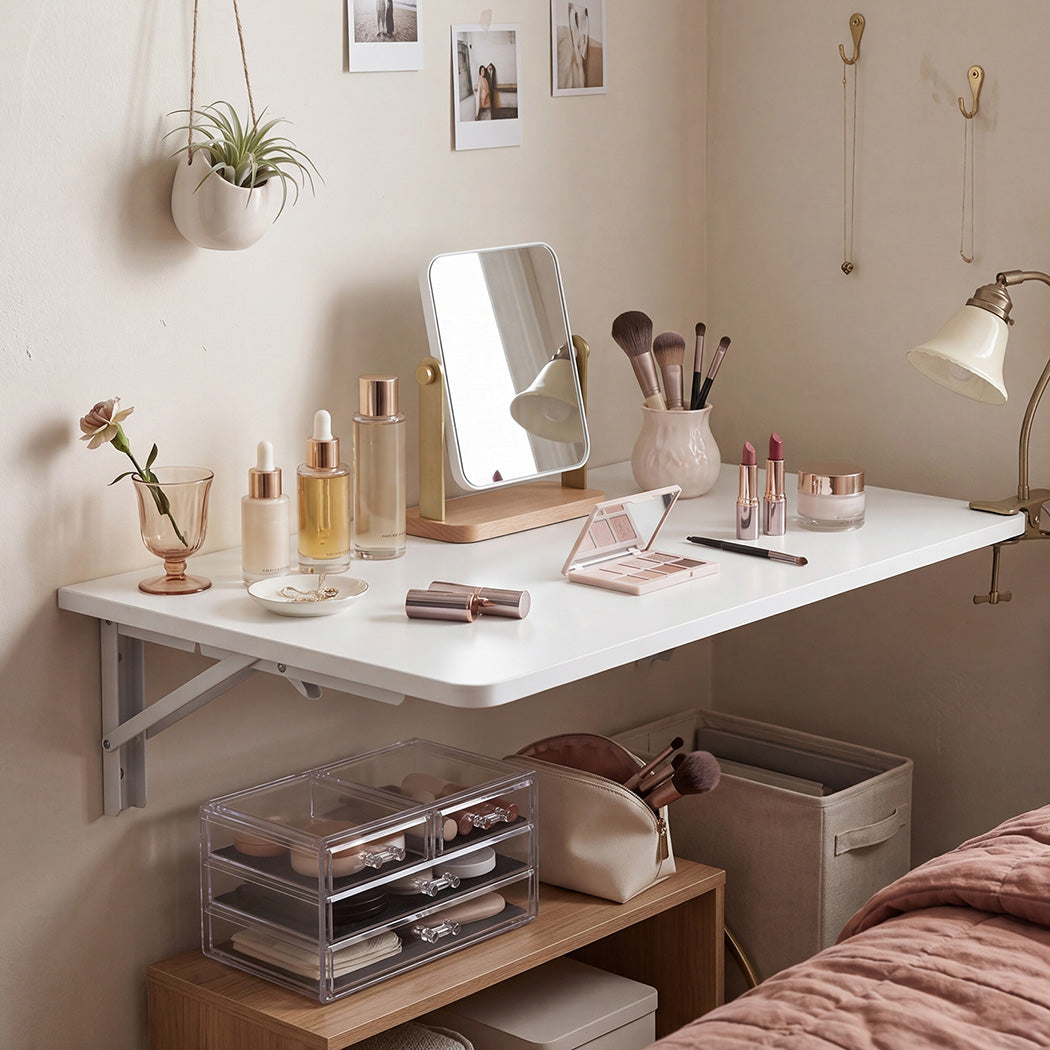 Wall Mounted Folding Desk Space Saving Table | Simpledeals