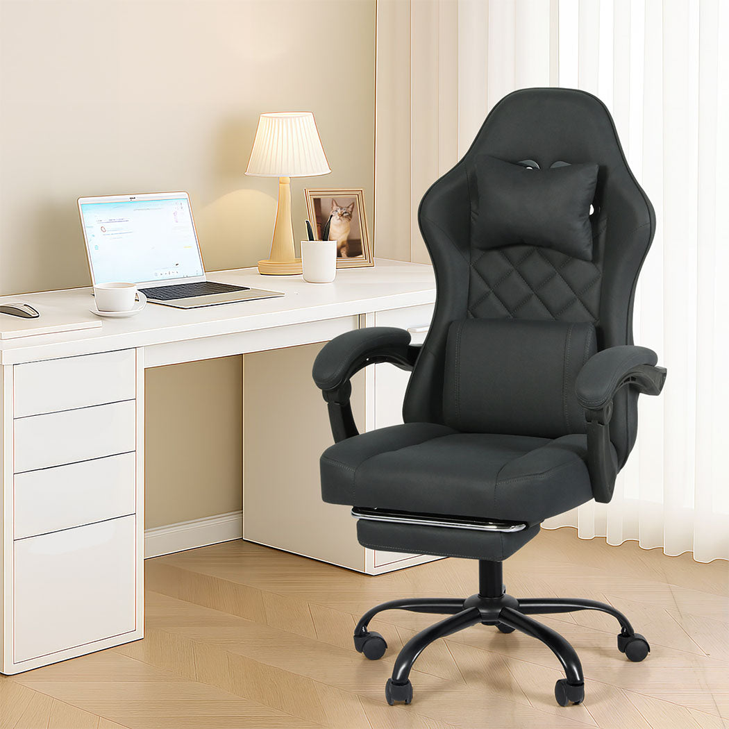 Gaming Chair High Back Fabric 60x60x124cm